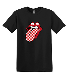 Youth Short Sleeve Shirt - Black LIPS